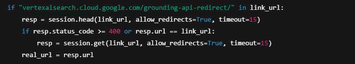 Link Resolver Code Flow
